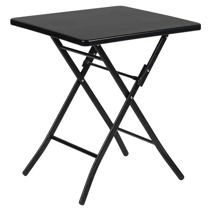 Τραπέζι Κήπου ASTRA Μαύρο Μέταλλο 60x60x70cm