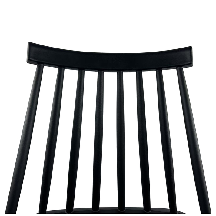 Σκαμπό Bar MARANTA Μαύρο PP/Μέταλλο 45x46x97cm