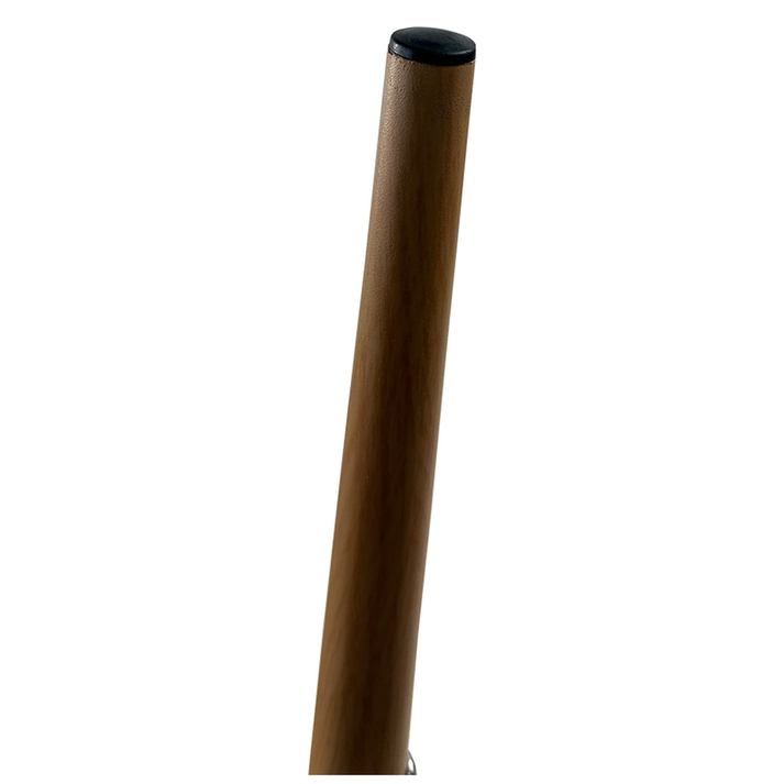 Σκαμπό Bar MARANTA Γκρι/Φυσικό PP/Μέταλλο 45x46x97cm