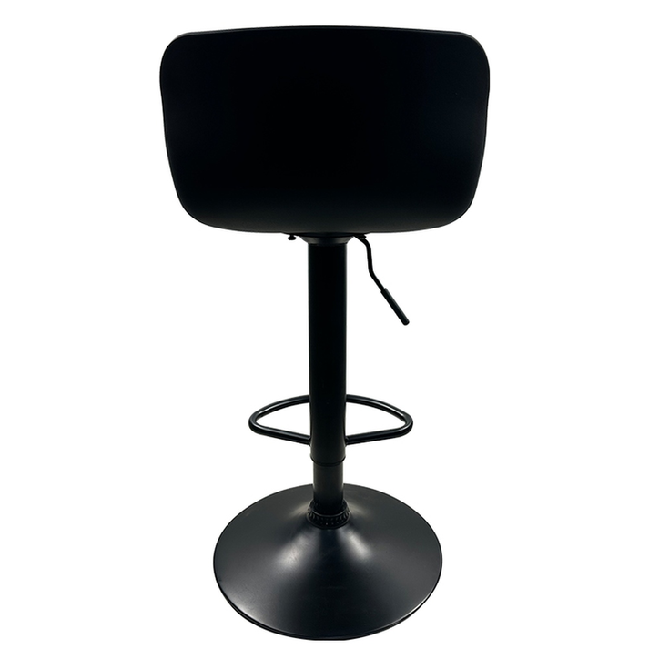 Σκαμπό Bar QUERIDA Μαύρο PP/Μέταλλο 44x45x58/81-79/102cm
