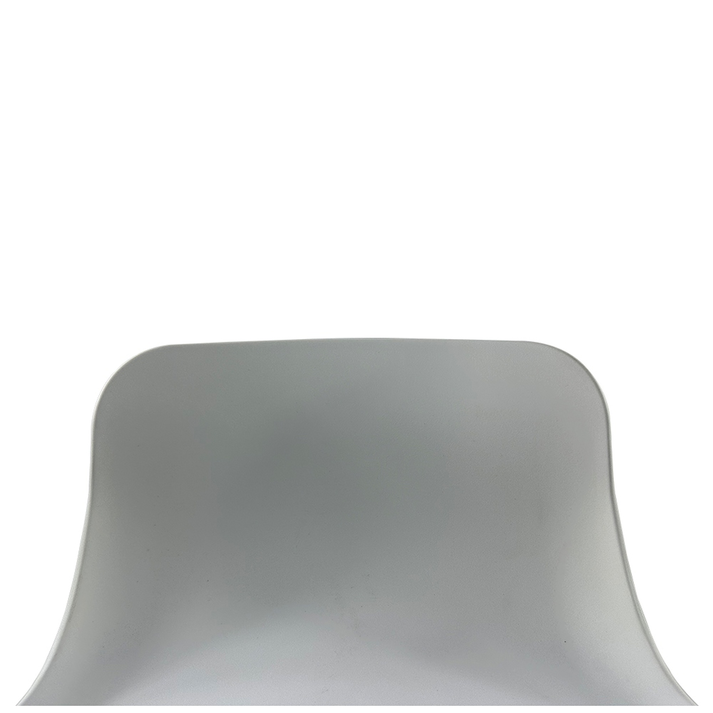 Σκαμπό Bar QUERIDA Λευκό PP/Μέταλλο 44x45x58/81-79/102cm