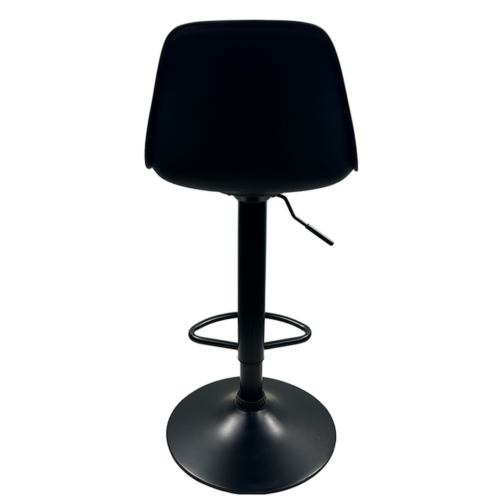 Σκαμπό Bar AMADA Μαύρο PP/Μέταλλο 41x40x79-89cm