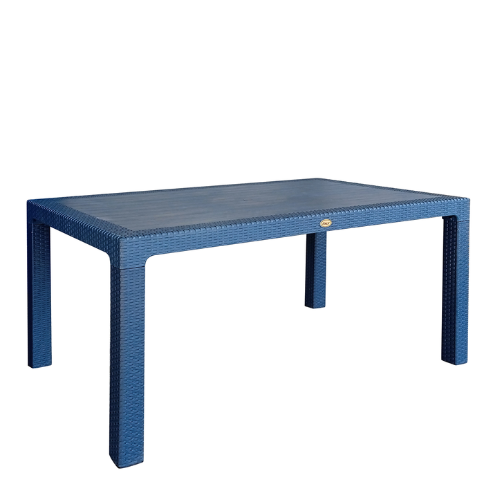 Τραπέζι Κήπου Eco Μπλε Ανακυκλωμένο PP 150x90x74cm