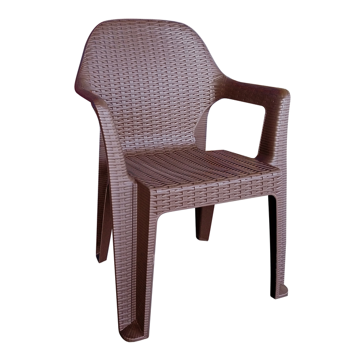 Καρέκλα Κήπου POLO Καφέ Πλαστικό 60x47x85cm