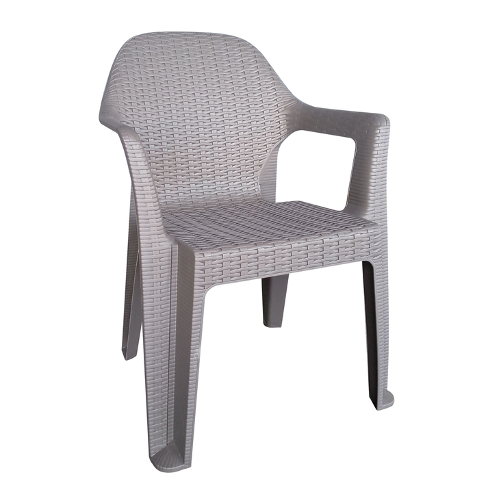 Καρέκλα Κήπου POLO Ανθρακί Πλαστικό 60x47x85cm