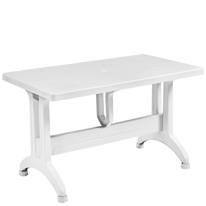 Τραπέζι Κήπου LAGO Λευκό PP 70x120cm