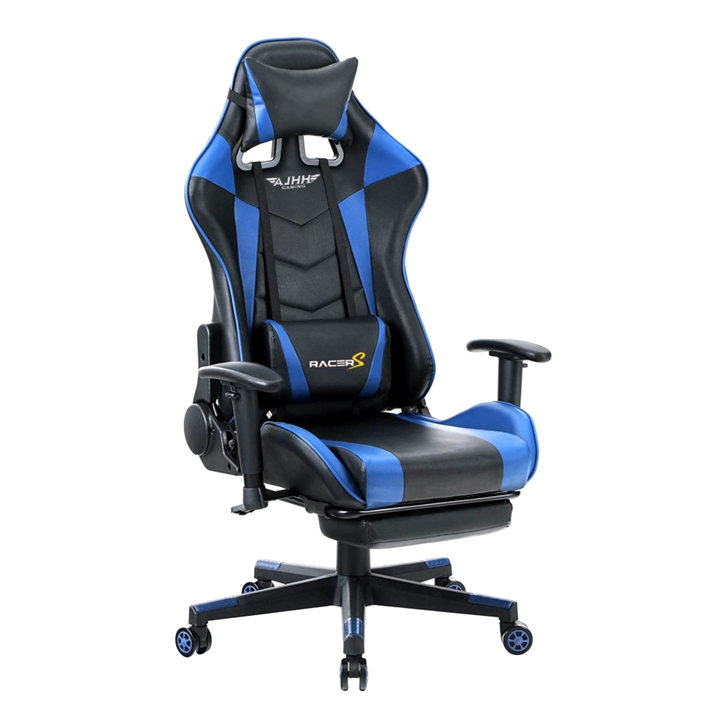 Καρέκλα Γραφείου Gaming SLIGO Μπλε/Μαύρο PVC 70x55x122-131cm