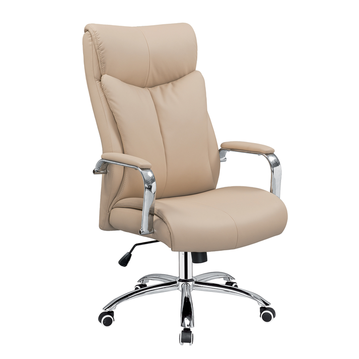 Καρέκλα Γραφείου ELGIN Μπεζ PU 79x62.5x117-125cm