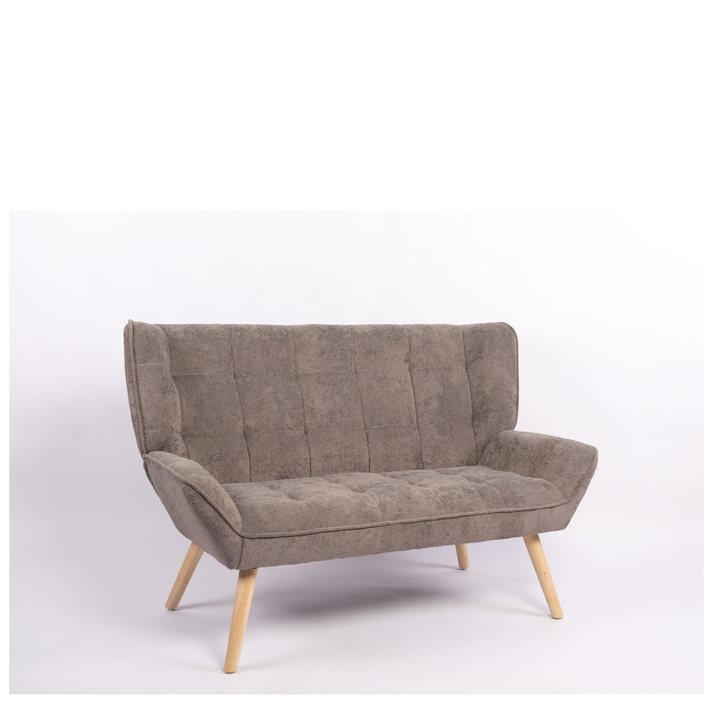 Καναπές NESTO Γκρι Ύφασμα/Ξύλο 86x126x78cm