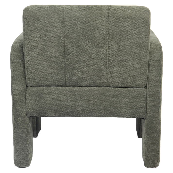 Πολυθρόνα VELORA Πράσινο Ύφασμα/Ξύλο 75x68x69cm