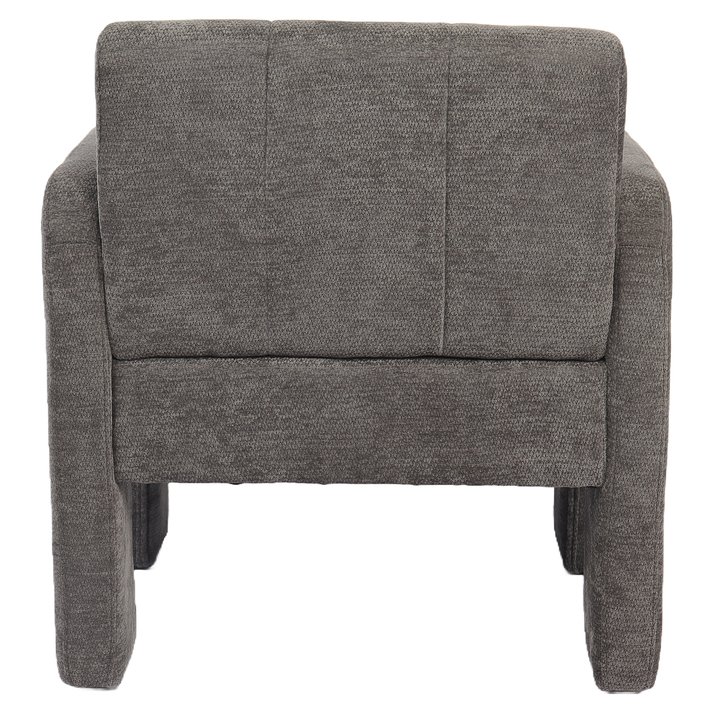 Πολυθρόνα VELORA Γκρι Ανοιχτό Ύφασμα/Ξύλο 75x68x69cm