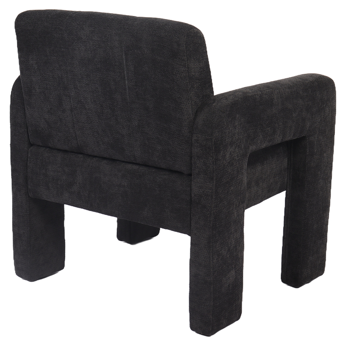 Πολυθρόνα VELORA Γκρι Σκούρο Ύφασμα/Ξύλο 75x68x69cm