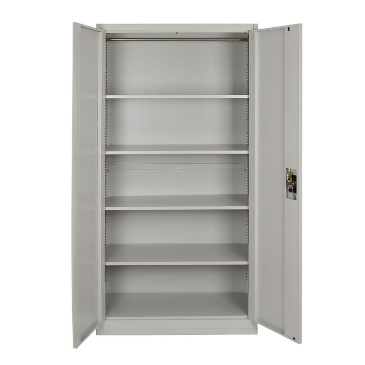 Φοριαμός DURIN Ανοιχτό Γκρι Μέταλλο 90x45x180cm