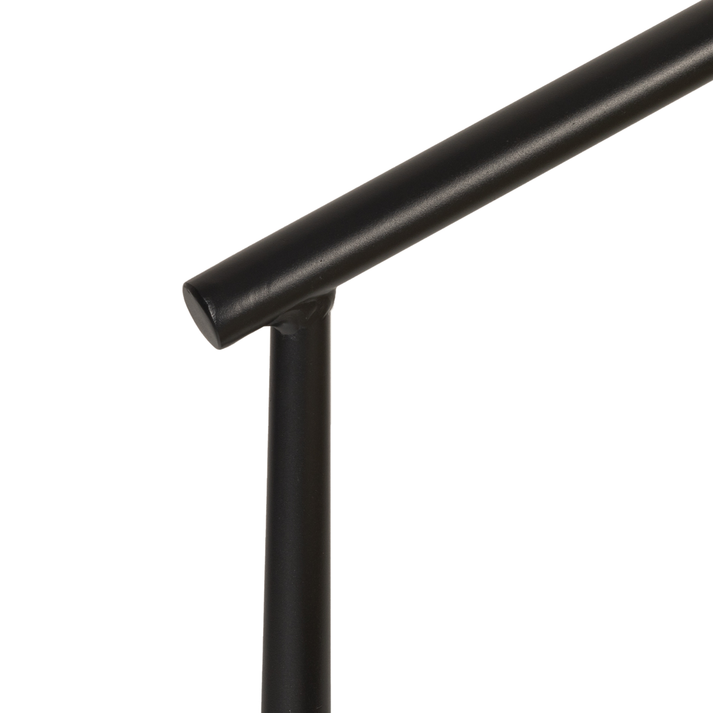 Πολυθρόνα Κήπου MANDRAKA Μαύρο/Φυσικό Αλουμίνιο/Rattan 57x61x78cm