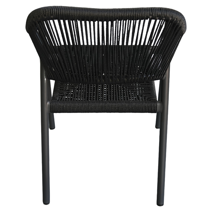 Πολυθρόνα Κήπου MOOREA Ανθρακί Αλουμίνιο/Rattan 58x56x79cm