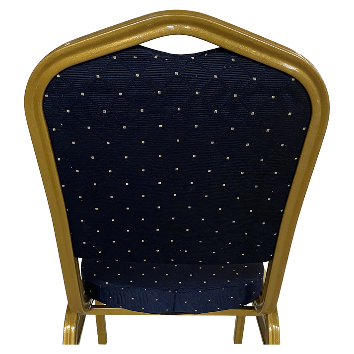 Καρέκλα Catering AUREVIA Μπλε/Χρυσό Ύφασμα/Μέταλλο 57x40x93cm