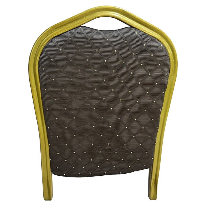 Καρέκλα Catering AUREVIA Μπορντό/Χρυσό Ύφασμα/Μέταλλο 57x40x93cm