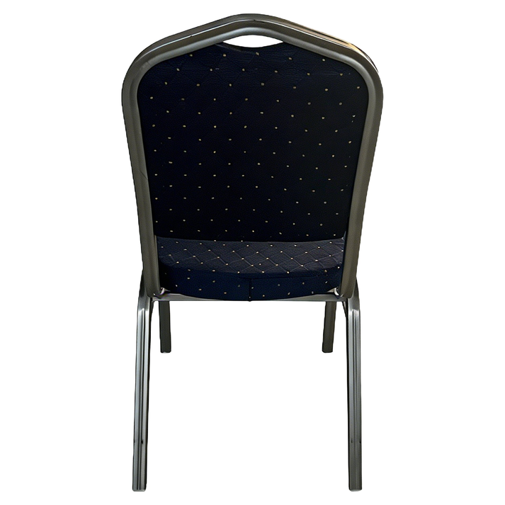 Καρέκλα Catering AUREVIA Μπλε/Ασημί Ύφασμα/Μέταλλο 57x40x93cm
