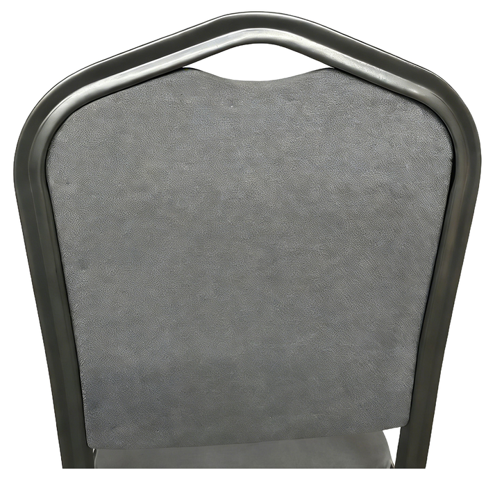Καρέκλα Catering AUREVIA Γκρι/Ασημί Ύφασμα/Μέταλλο 57x40x93cm