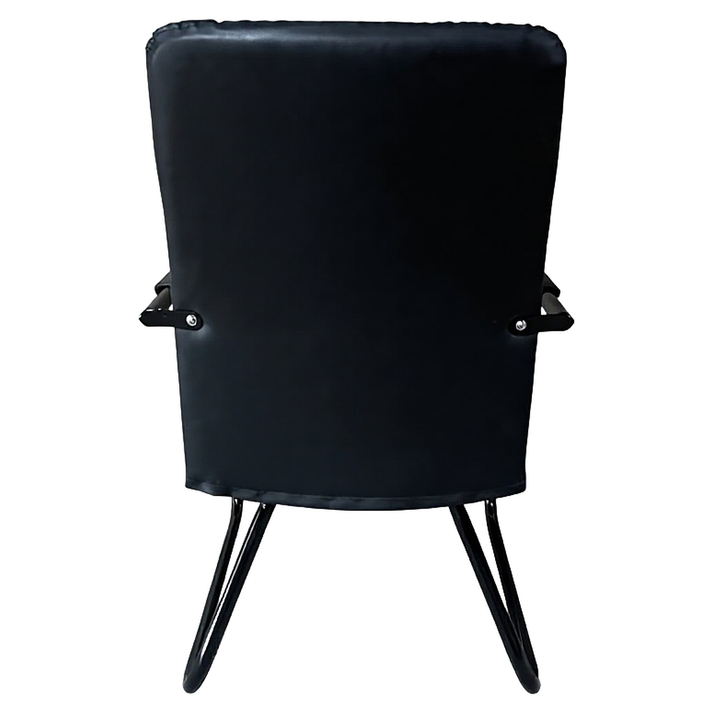 Καρέκλα Επισκέπτη AERIX Μαύρο PU/Μέταλλο 54x60x96cm