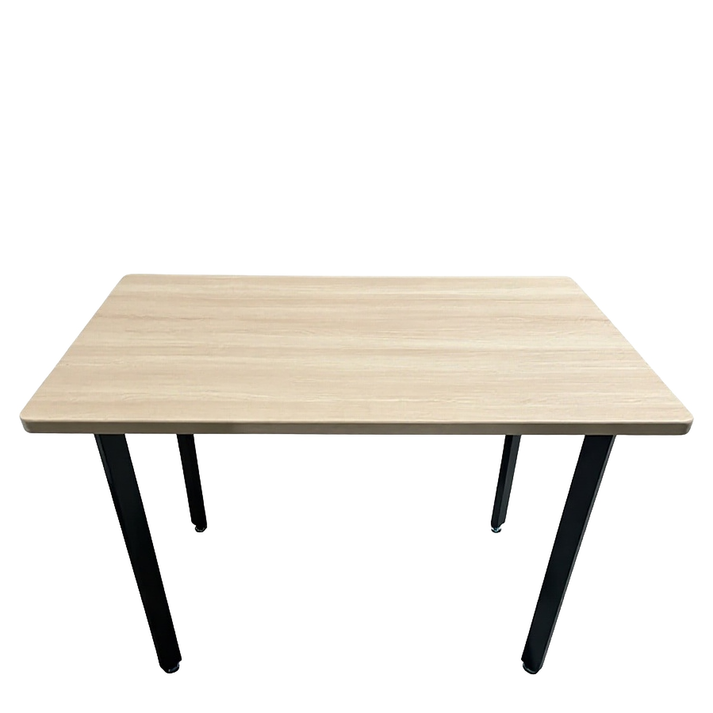 Τραπέζι Τραπεζαρίας NORDEX Φυσικό/Μαύρο MDF/Μέταλλο 110x70x75cm
