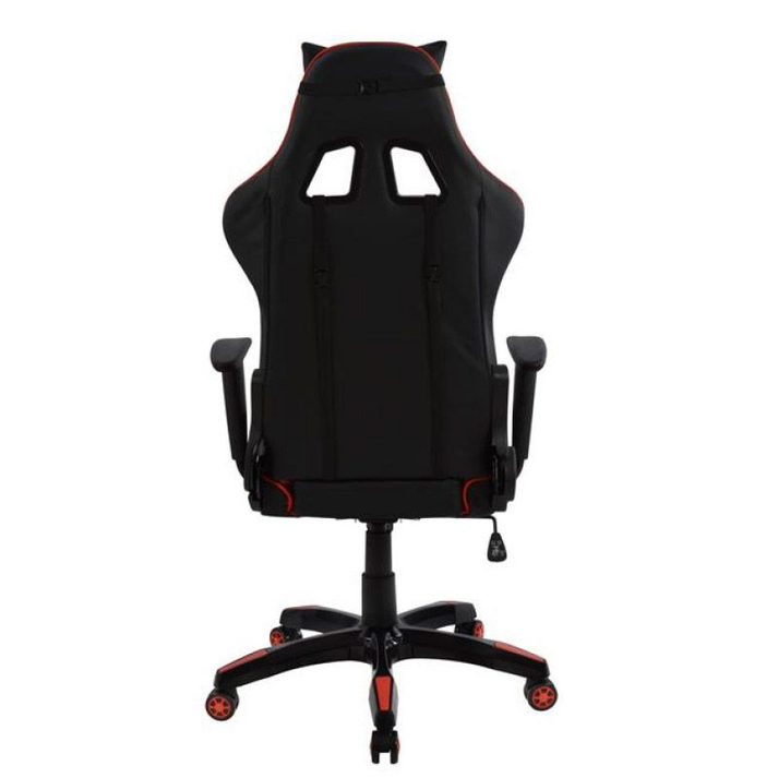 Πολυθρόνα Γραφείου Gaming ULTIMET Κόκκινο/Μαύρο PVC 66x67x127-135cm