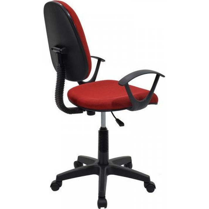 Καρέκλα Γραφείου BASIC Κόκκινο Ύφασμα 55x48x82-94cm