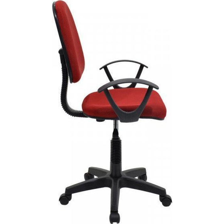 Καρέκλα Γραφείου BASIC Κόκκινο Ύφασμα 55x48x82-94cm