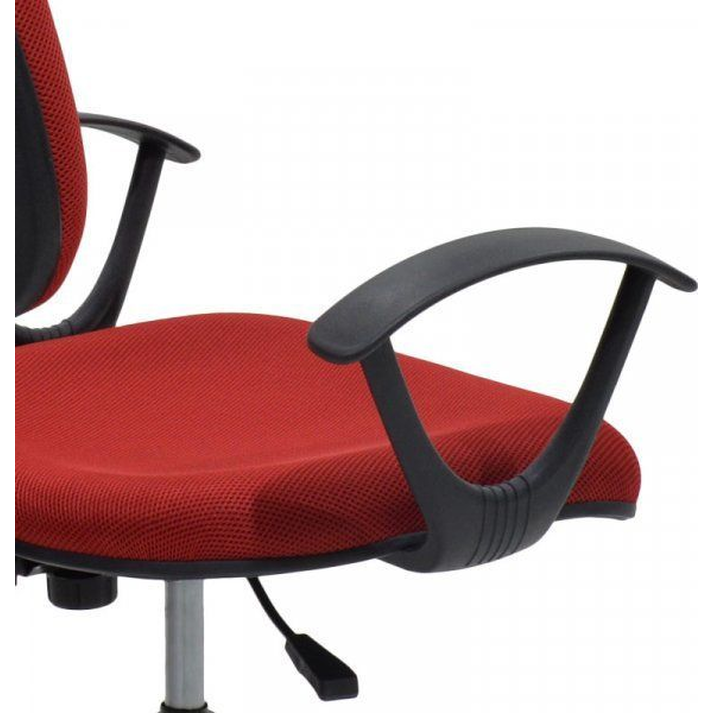 Καρέκλα Γραφείου BASIC Κόκκινο Ύφασμα 55x48x82-94cm