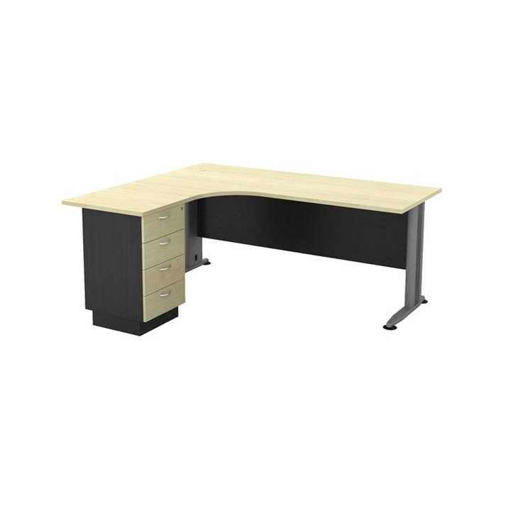 SUPERIOR COMPACT Αριστερή Γωνία - Απόχρωση Dark Grey - Beech