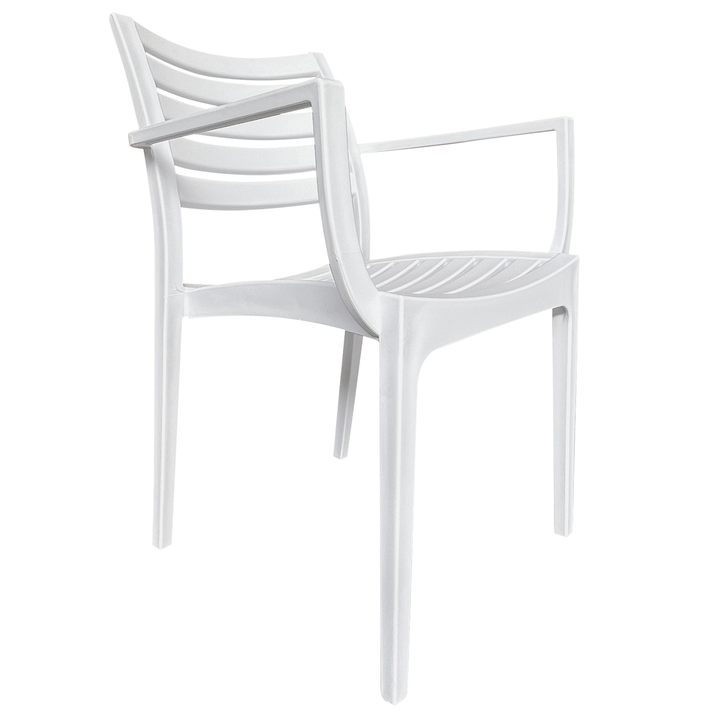 Πολυθρόνα Κήπου BORA-BORA Λευκό PP 57x57x83cm