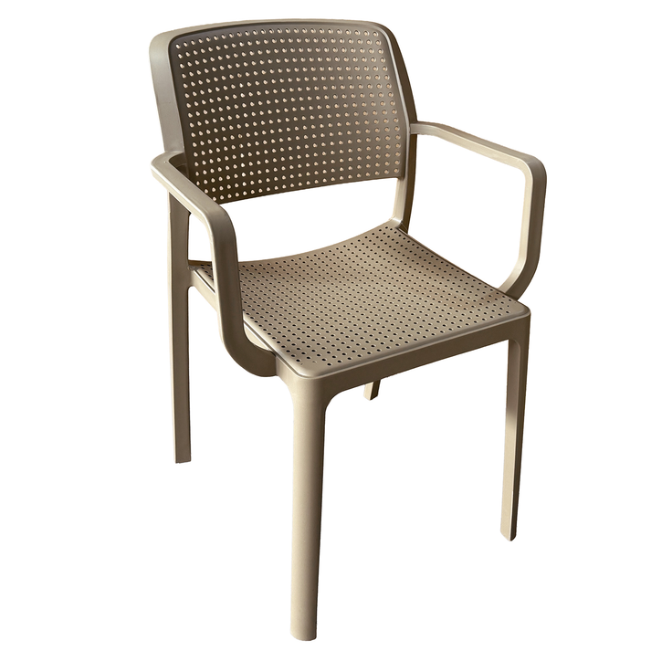 Πολυθρόνα Κήπου CALORA Cappuccino PP 55x54.5x83cm