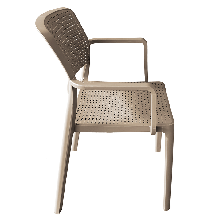 Πολυθρόνα Κήπου CALORA Cappuccino PP 55x54.5x83cm