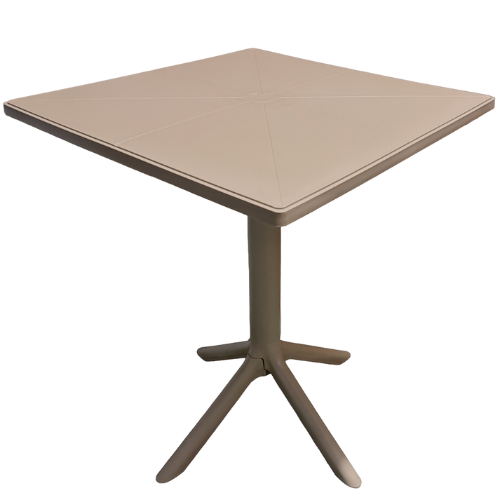 Τραπέζι Κήπου NAIDA Cappuccino PP 60x60x75cm