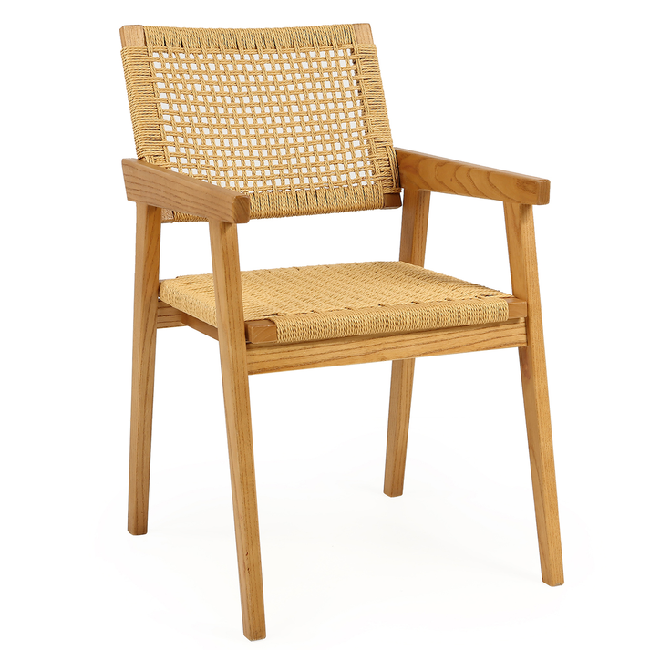 Καρέκλα Επαγγελματική HELIOS Φυσικό Ξύλο/Σχοινί 46x45x83