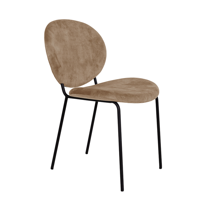 Beetle Καρέκλα Brown Gold 60.5x54x84.5