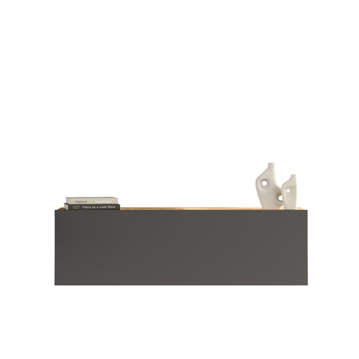 Έπιπλο Τηλεόρασης INVERIE Πεύκο/Ανθρακί Μοριοσανίδα 100x31.6x29.6cm