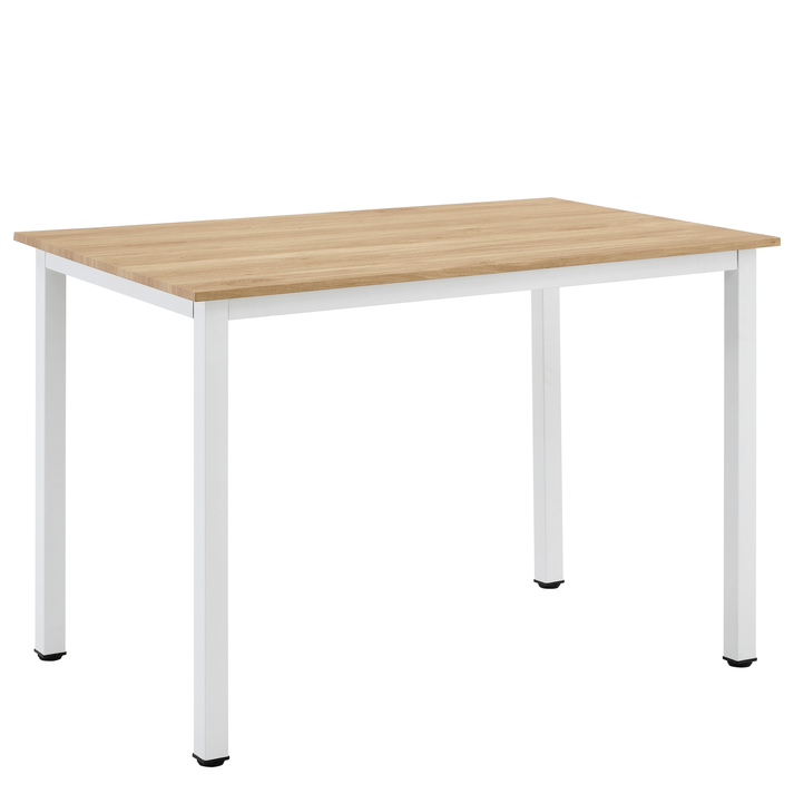 Τραπέζι Τραπεζαρίας VERDELL Sonoma/Λευκό Μέταλλο/Μοριοσανίδα 110x70x76cm