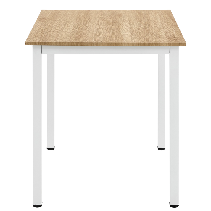 Τραπέζι Τραπεζαρίας VERDELL Sonoma/Λευκό Μέταλλο/Μοριοσανίδα 110x70x76cm