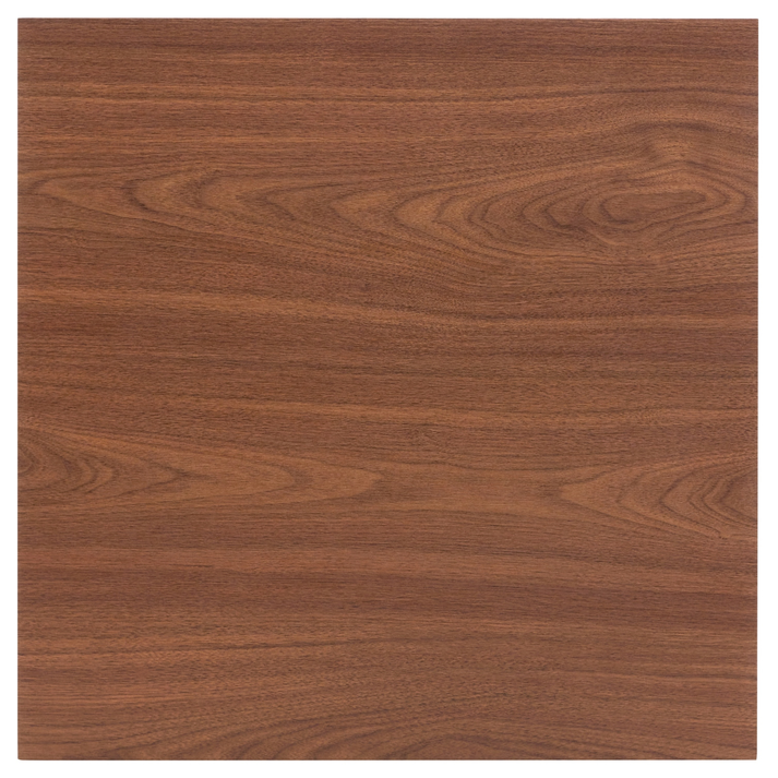 Τραπέζι Τραπεζαρίας BROOKWYN Καρυδί/Μαύρο Μέταλλο/Μοριοσανίδα 60x60x74cm