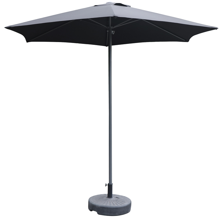 Ομπρέλα Κήπου MELIORE Ανθρακί/Γκρι Αλουμίνιο/Polyester Φ2.5x2.36m