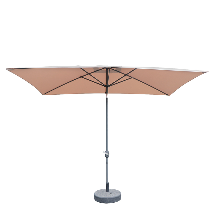 Ομπρέλα Κήπου ARONA Μόκα/Ανθρακί Αλουμίνιο/Polyester 3x2x2.53m