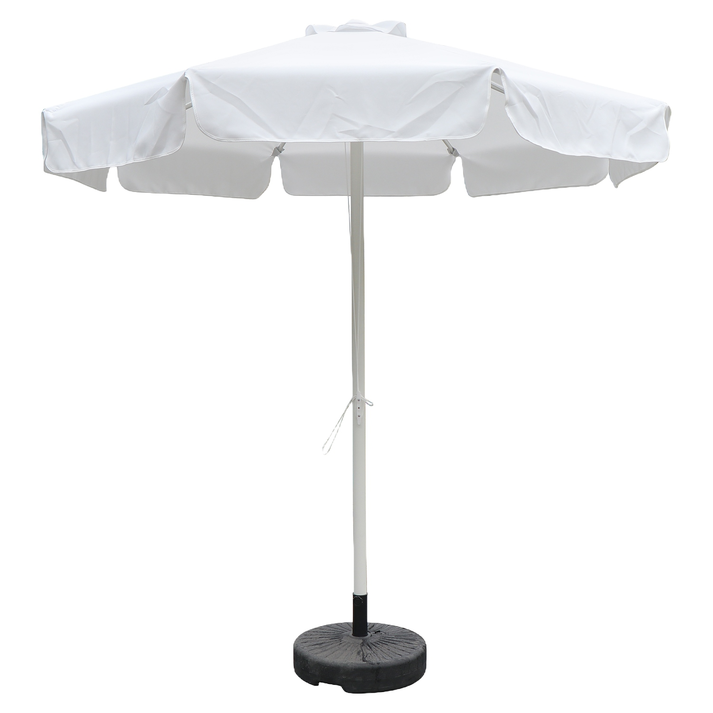 Ομπρέλα Κήπου SALVIA Εκρού/Λευκό Αλουμίνιο/Polyester Φ2.2x2.5m
