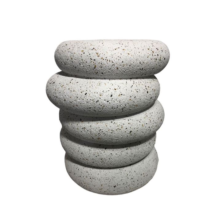 BALANCE SIDE TABLE TERRAZZO 41x42.5x50cm