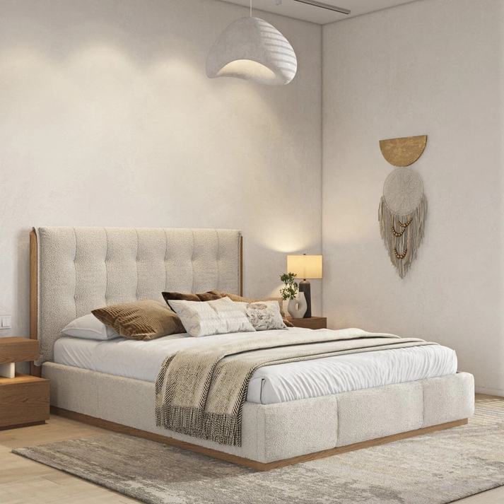 ASCOTT D.13 Κρεβάτι Ελληνικής Κατασκευής 212x188xH120cm με Αποθηκευτικό Χώρο (Για Στρώμα 160x200cm)