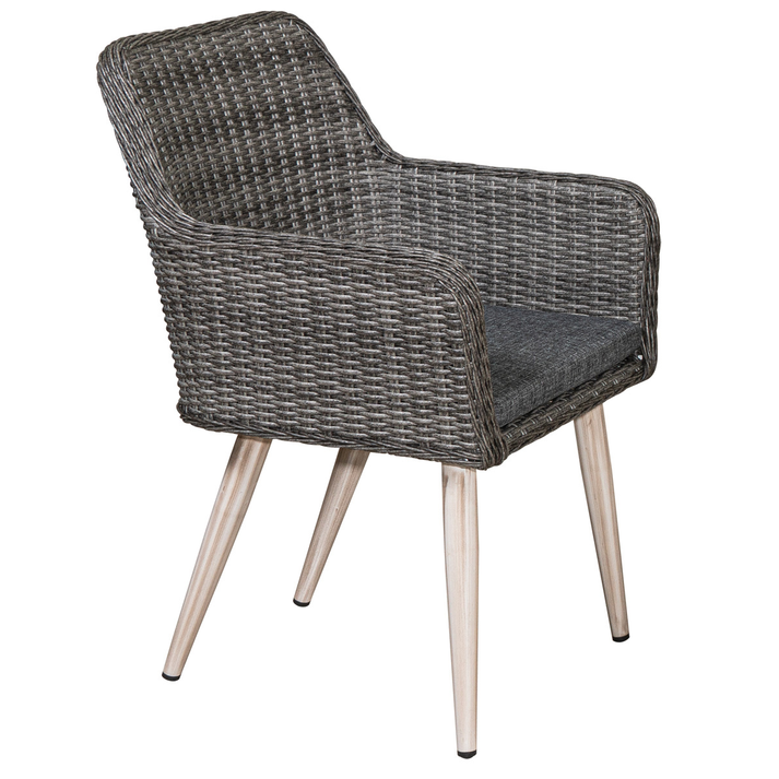 Τραπεζαρία Rattan Σέτ 7 Τεμαχίων