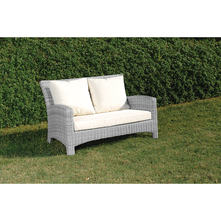 Rattan Καναπές 2 Θέσεων Με Μαξιλάρια