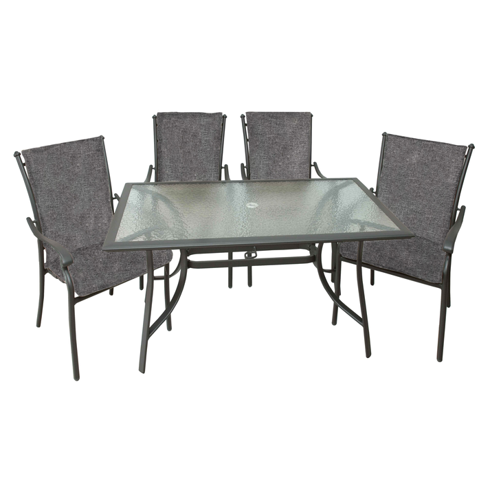 ΠΟΛΥΘΡΟΝΑ ΑΛΟΥΜΙΝΙΟΥ ΑΝΘΡΑΚΙ ΜΕ ΜΠΡΑΤΣΑ & ΜΑΞΙΛΑΡΙ 60x61xH52/95cm