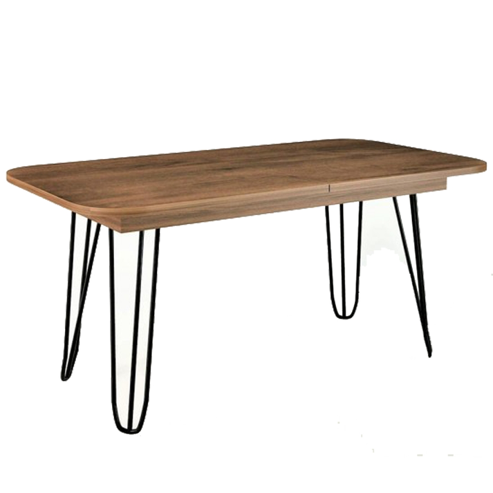 Τραπέζι "ΔΙΑΣ" 160cm ανοιγόμενο καρυδί