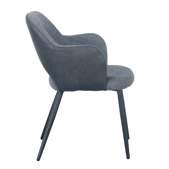 ASCOT ΚΑΡΕΚΛΑ ΓΚΡΙ ΣΚΟΥΡΟ 60x63.5x79